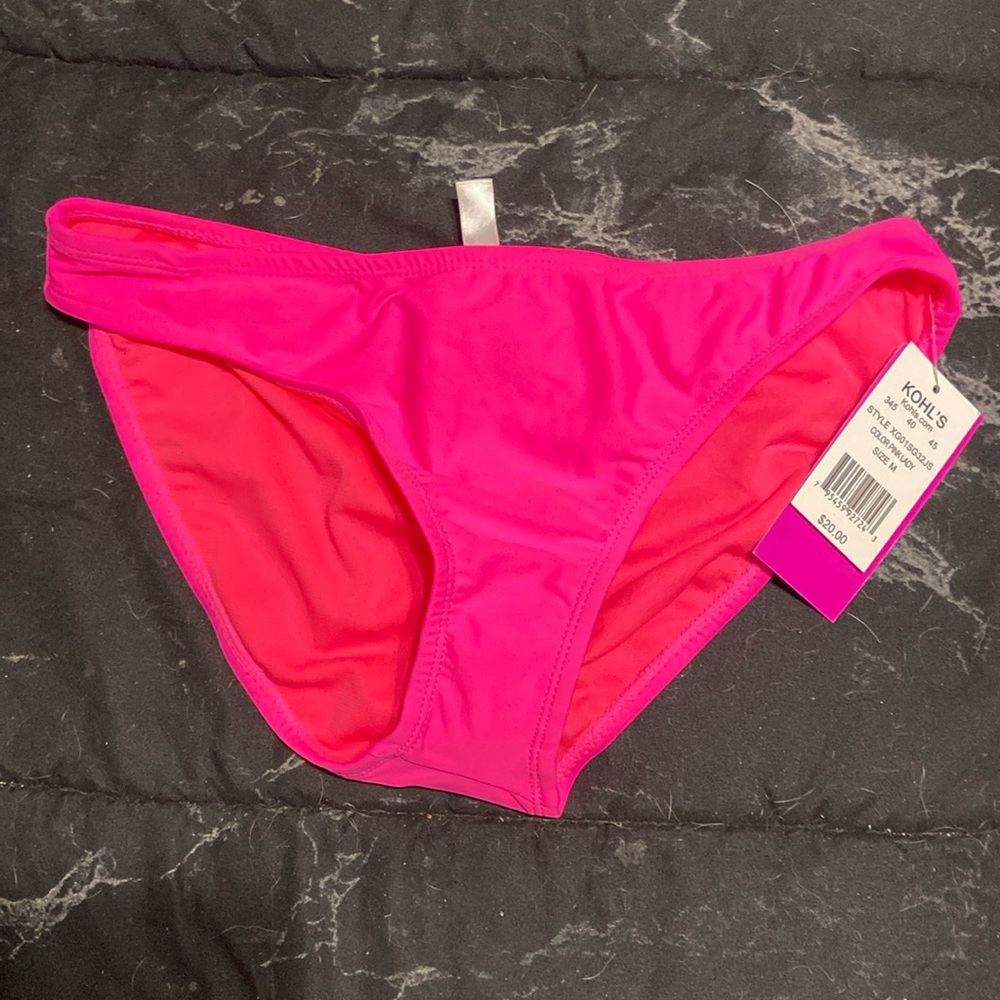 NWT Kohl’s bikini bottoms, Sz M